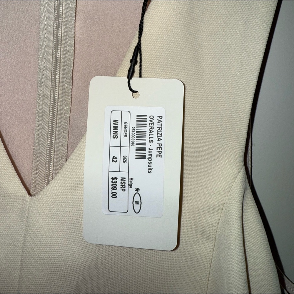 Patrizia Pepe Jumpsuit Beige Sz 42 - Picture 3 of 9